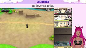 Vtuber Lewdneko Tackles Evenicle Part 5 with Big Tits on Display