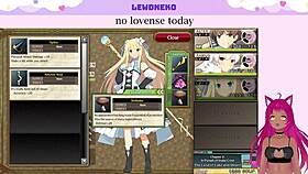 Vtuber Lewdneko Tackles Evenicle Part 5 with Big Tits on Display