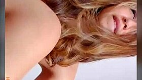 Colombian teen plays with trimmed pussy and ass.