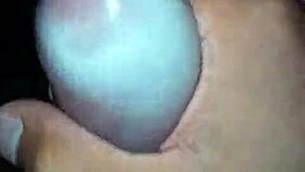 Filling Condom with Abundant Cum!