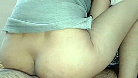 how does this skinny indian girl take that big cock fucking her?