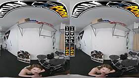 Busty babe Bess gets ripped off online by a big black cock