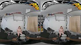 Busty babe Bess gets ripped off online by a big black cock