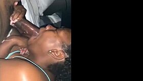 Ricardo Juan takes on that big booty ebony in a sloppy threesome.