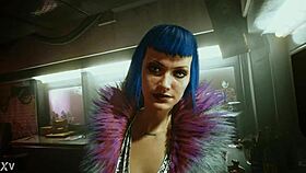 evelyn parker dances sexy in hammer club cyberpunk 2077 sex scene with ultra settings 😈💃