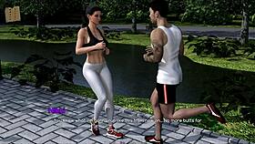 Erotic big ass intertwined play