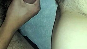 close up pov with hairy couple