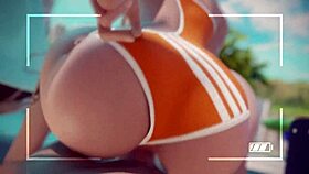 Tracer Rides Cock On Beach In Public Creampie Fun.