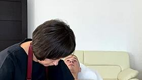 Deep bikini depilation session with SugarNadya and her student gets steamy! 🔥