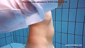 Hot brunette Lola with big tits