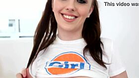 jenna mae cute 19 yo deepthroatin huge cock pov blowjob facefuck and swallowin cum