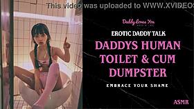 Daddy Talk Daddy Turns You Into His Personal Human Toilet
