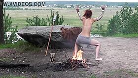 Mature Amateurs Exploring Outdoor Stone Age Adventures