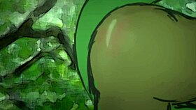 Watch her bent over in doggystyle with big tits in the forest.