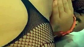 hey, check out this ebony dominican slut masturbating with toys until she squirts