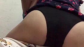 Mature Mexican Milf Girlfriend Gets Horny Homemade Sex When Home Alone