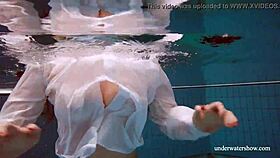 Hot brunette Lola with big tits