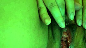 Making wife Yukie masturbate with two fingers, she looks so pleased