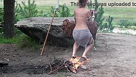 Mature Amateurs Exploring Outdoor Stone Age Adventures