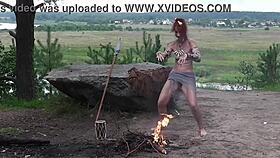 Mature Amateurs Exploring Outdoor Stone Age Adventures