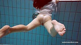 Hot brunette Lola with big tits