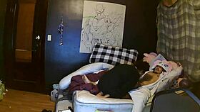 Slipperycherry rides a big black cock while submissive in pajamas