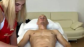 Deep bikini depilation session with SugarNadya and her student gets steamy! 🔥