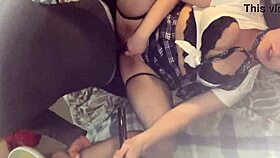 college girl loves being a slut to daddy in homemade video