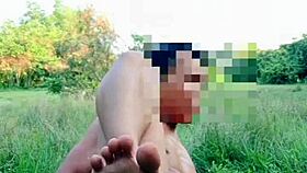 Feeling passionate in Myanmar outdoor anal sex