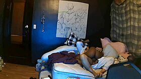 Slipperycherry rides a big black cock while submissive in pajamas