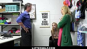 Stepmom Submits to Security Officer Fucking Us Both