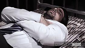 Taboo teen prisoner rides hard in hidden cam footage. It's pure forbidden thrill!