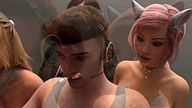 wow, check this slutty teen in cosplay with big tits going hardcore!