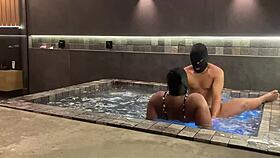 caught that pretty morena from behind, slammed hard!