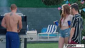 tushy curvy goddess violet myers double penetration debut