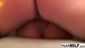 Amateur milf melinda takes hard cock in ass