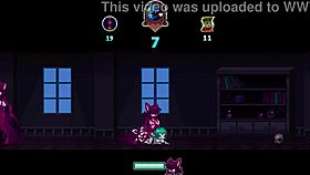 haunted hump house game with monster cock in anime hentai style