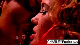 Charley chase and heather caroline explore each other's bodies in a nude lesbian encounter