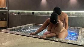 caught that pretty morena from behind, slammed hard!