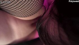 Femdom turns slave's tongue into vibrator!