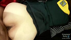 asian student in uniform gets thai creampie