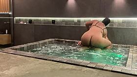 caught that pretty morena from behind, slammed hard!