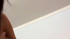 that brunette babe is eating pussy like a pro in this lesbian scene.