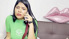 latina roxy gets stood up, dances sexy and masturbates in full video