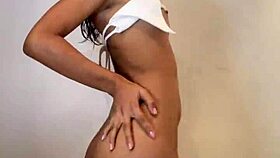 Cute 18 Year Old Woman Records In The Bathroom Without Clothes