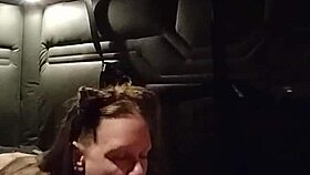 Kitty giving a blowjob with buttplug