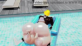 The Milk Man Delivers to Hairy Pussy with Big Black Cock!