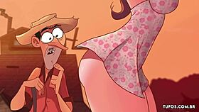 hanging panties on old clothesline, excited by young girl's small panties, hillbillies film