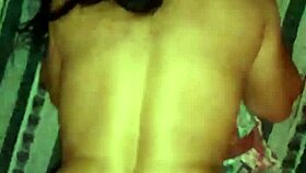 horny indian girl bent over in hotel room for doggystyle cumshot on big ass