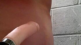 watch this gay boy joey get his ass gaped by the machine, you won't believe it